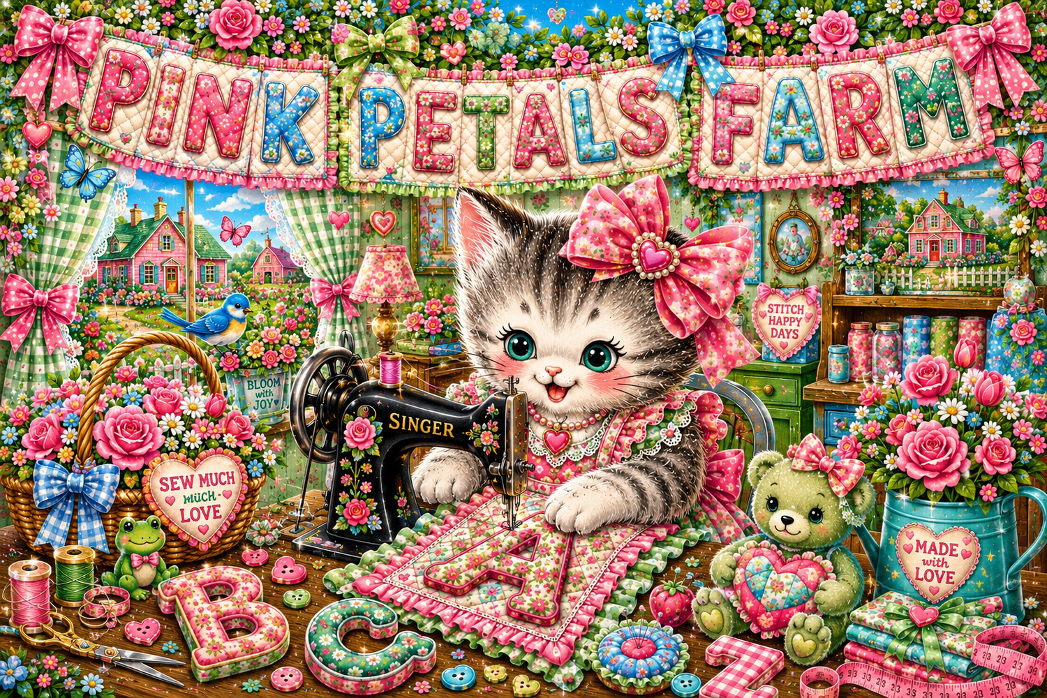 Quilted Alphabet Letters