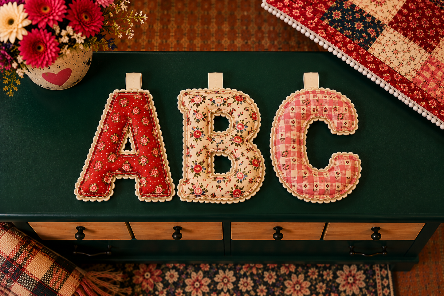 Quilted Alphabet Letter Sets — Build Your Banner